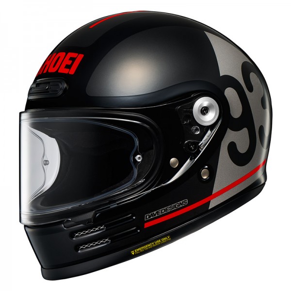 SHOEI GLAMSTER 06 MM93 CLASSIC TC-5 BLACK HELMET