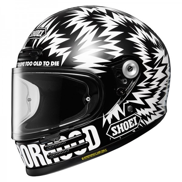 SHOEI GLAMSTER 06 NEIGHBORHOOD X DSC TC-5 WHITE BLACK HELMET