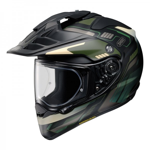 SHOEI HORNET ADV 06 INVIGORATE TC-4 GREEN HELMET