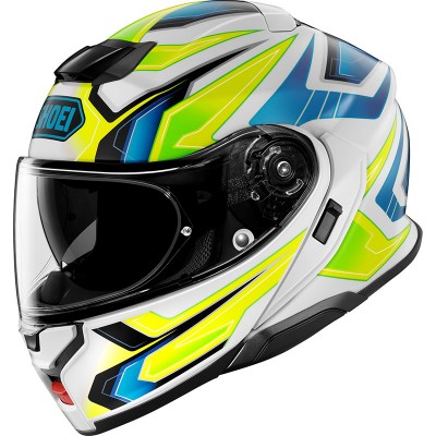 SHOEI NEOTEC 3 ANTHEM TC-3 YELLOW BLUE HELMET