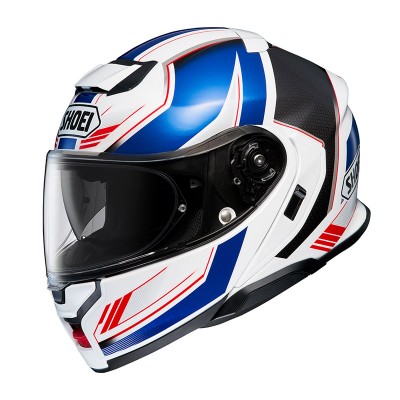 SHOEI NEOTEC 3 GRASP TC-10 WHITE BLUE HELMET