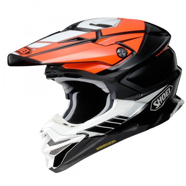 SHOEI VFX-WR 06 JAMMER TC-8 ORANGE HELMET
