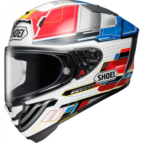 SHOEI X-SPR PRO PROXY TC-10 RED BLUE HELMET