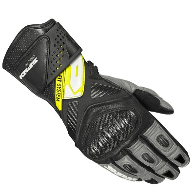 SPIDI CARBO FIT BLACK YELLOW GLOVES