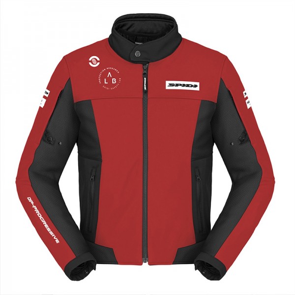 SPIDI CORSA TEX RED BLACK JACKET