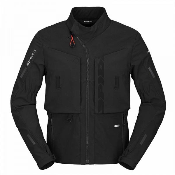 SPIDI FRONTIER THERMORAIN BLACK JACKET