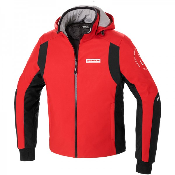 SPIDI HOODIE ARMOR H2OUT RED JACKET