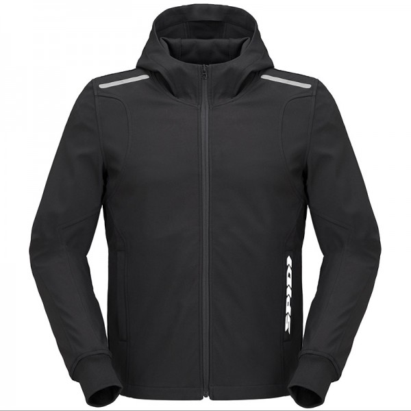 SPIDI HOODIE ARMOR LIGHT BLACK JACKET