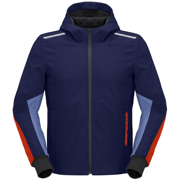 SPIDI HOODIE ARMOR LIGHT NAVY RED JACKET
