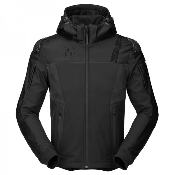SPIDI HOODIE WARRIOR BLACK JACKET