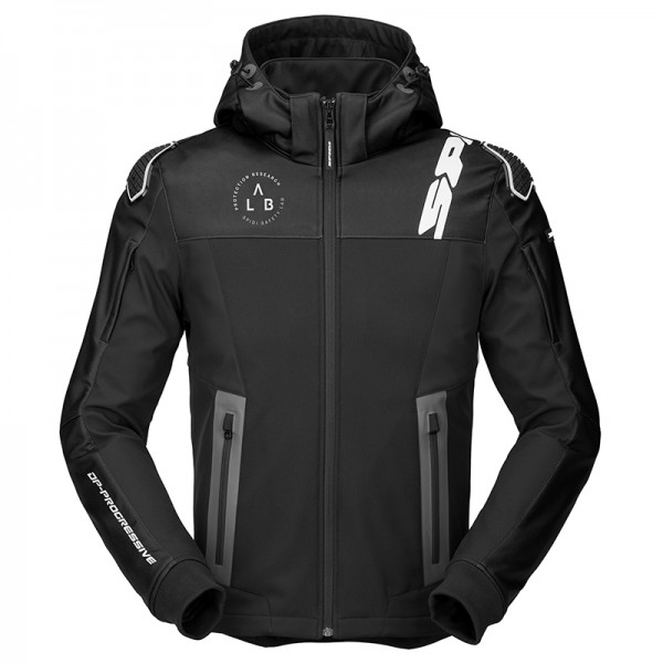 SPIDI HOODIE WARRIOR BLACK WHITE JACKET