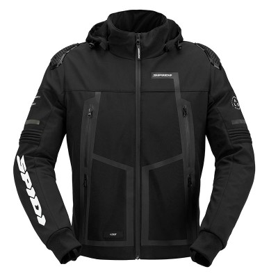 SPIDI HOODIE WARRIOR H2OUT BLACK JACKET