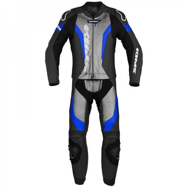 SPIDI LASER TOURING 2PCS GREY BLUE SUIT