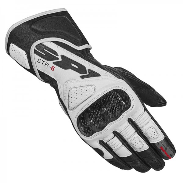 SPIDI STR-6 BLACK WHITE GLOVES SPIDI STR-6 BLACK WHITE GLOVES
