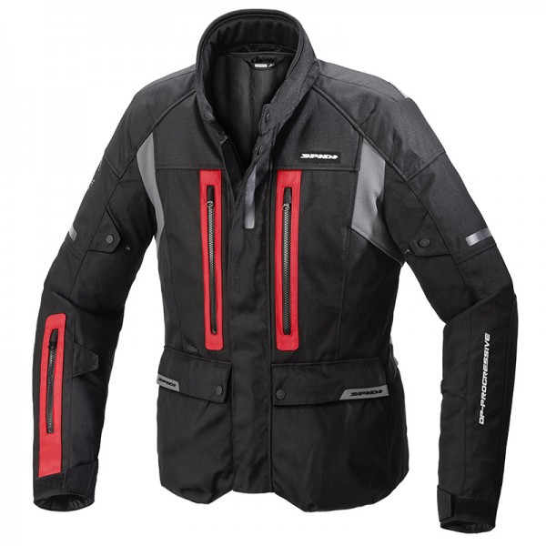 SPIDI TRAVELER 3 H2OUT BLACK RED JACKET