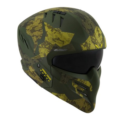 SUOMY ARMOR URBAN SQUAD CAMO GREEN MATT HELMET