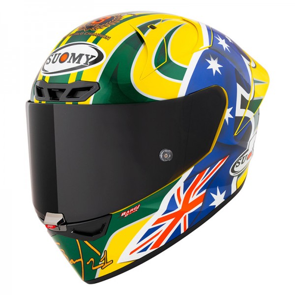 SUOMY S1-XR GP TROY BAYLISS REPLICA 2005 YELLOW HELMET SUOMY S1-XR GP TROY BAYLISS REPLICA 2005 YELLOW HELMET