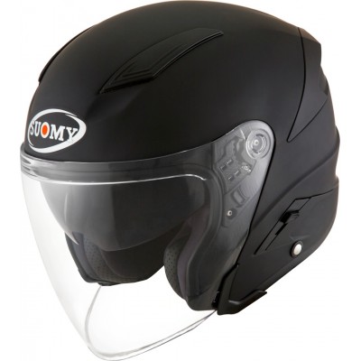 Suomy Speedjet Plain Jet Black Matt Helmet