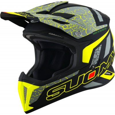 Suomy X-Wing Reel Yellow Helmet