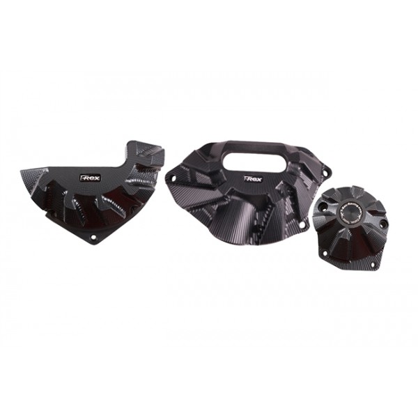 T-REX ENGINE CASE COVERS FOR TRIUMPH STREET TRIPLE 675 / R / TIGER SPORT 660 / TRIDENT 660 PART # N10-6C