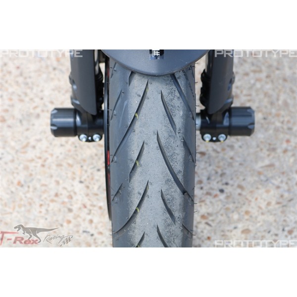 T-REX FRONT AXLE SLIDERS FOR APRILIA RS 457 2024 - 2025 PART # N94-24F