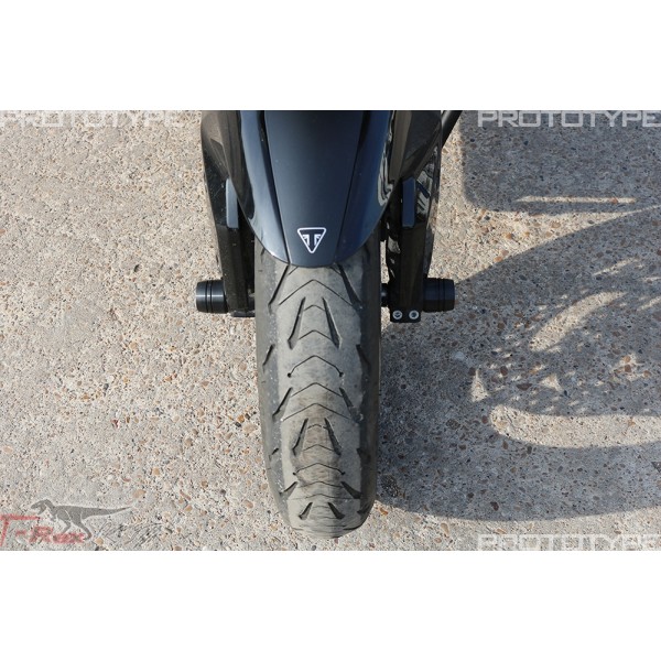 T-REX FRONT AXLE SLIDERS FOR DUCATI DESERT X 2022 - 2024 PART # N10-5F