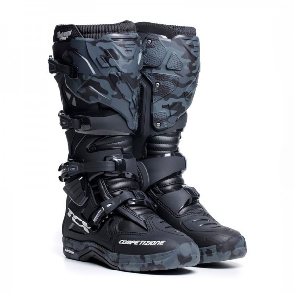 TCX COMP EVO 2 MICHELIN BLACK CAMO BOOTS