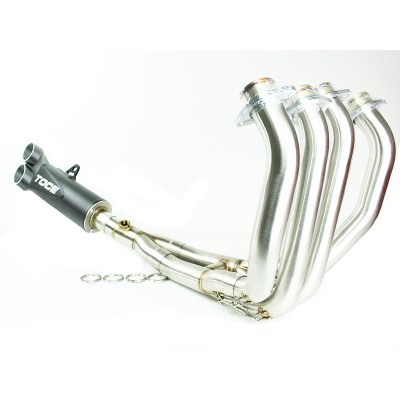 TOCE PERFORMANCE RAZOR TIP FULL EXHAUST FOR KAWASAKI ZX6R/636 2009-2024 PART # 50125-KAWI-09ZX