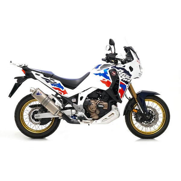 TERMIGNONI APPROVED BLACK TITANIUM SILENCER FOR BMW R 1300 GS 2023-2025 PART #BW2808040INC