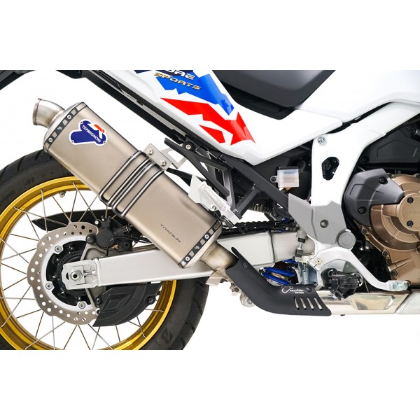 TERMIGNONI APPROVED BLACK TITANIUM SILENCER FOR BMW R 1300 GS 2023-2025 PART #BW2808040INC
