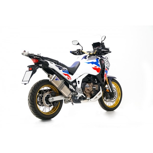 TERMIGNONI APPROVED BLACK TITANIUM SILENCER FOR BMW R 1300 GS 2023-2025 PART #BW2808040INC