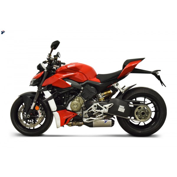 TERMIGNONI RACING SILENCERS KIT FOR DUCATI STREETFIGHTER V4 2020-2024 PART #D19909440ITA