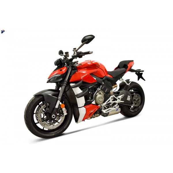 TERMIGNONI RACING SILENCERS KIT FOR DUCATI STREETFIGHTER V4 2020-2024 PART #D19909440ITA