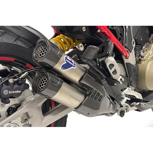 TERMIGNONI RACING SILENCER KIT DEDICATED FOR DUCATI MULTISTRADA V4 2021–2024 PART #D21108040TTC