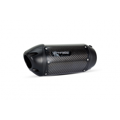 TWO BROTHERS S1R 3K BLACK CARBON FULL SYSTEM EXHAUST FOR KAWASAKI NINJA 400 / Z400 2018-2023 PART # 005-5060105-S1B