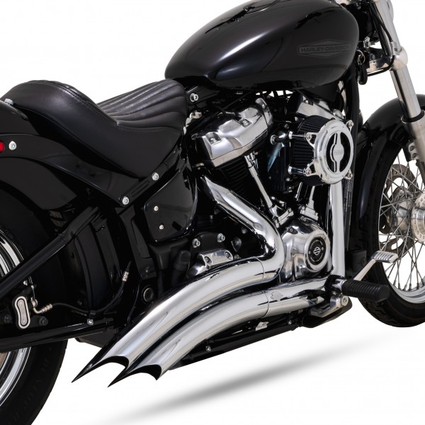 VANCE& HINES BIG RADIUS 2-INTO-2 SLIP-ONS EXHAUST CHROME PART # 26373