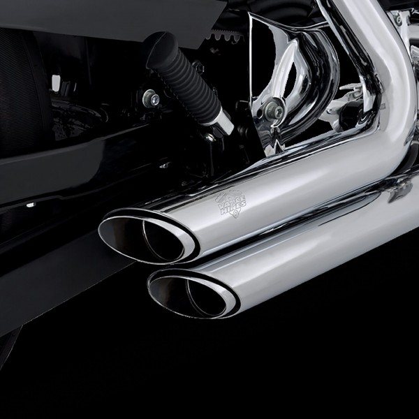 VANCE& HINES SHORTSHOTS STAGGERED SLIP-ONS EXHAUST CHROME PART # 17329