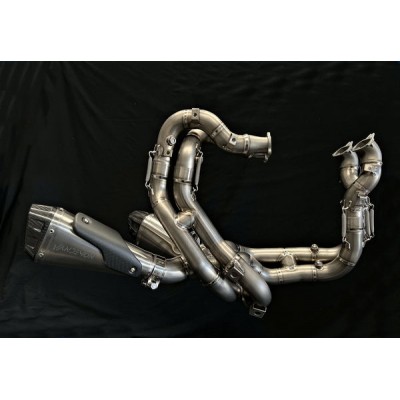 Vandemon Full Titanium Exhaust Kit For Ducati Panigale V4S & V4R 2021-22 Part # DUCV4TIEXHSYSNB