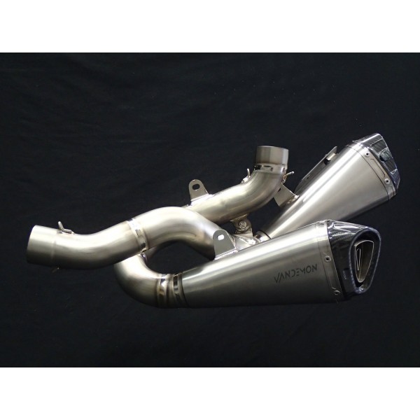 Vandemon All Titanium Slip-On For Ducati Panigale & Streetfighter V4Part # DUCV4SFTIMUFLMA