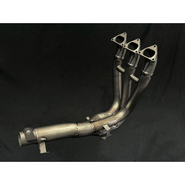 VANDEMON TITANIUM FULL EXHAUST SYSTEM FOR TRIUMPH SPEED TRIPLE 1200 RS & RR PART # TRIUM120SPD3EXHSYSA