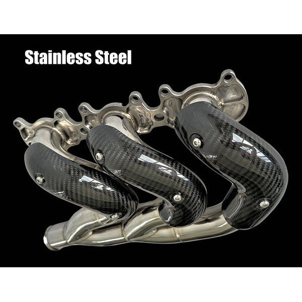 VANDEMON TITANIUM OR STAINLESS STEEL EXHAUST MANIFOLD FOR TRIUMPH ROCKET 3R & GT 2500CC PART # TRIUMROCKET3SSHEADR
