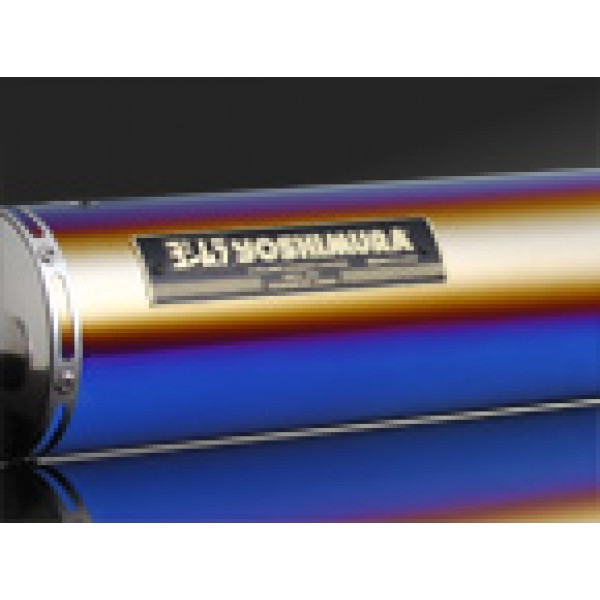 Yoshimura Japan Full System Titanium Blue cover Exhaust For Honda Ape50 #110-405-8280B