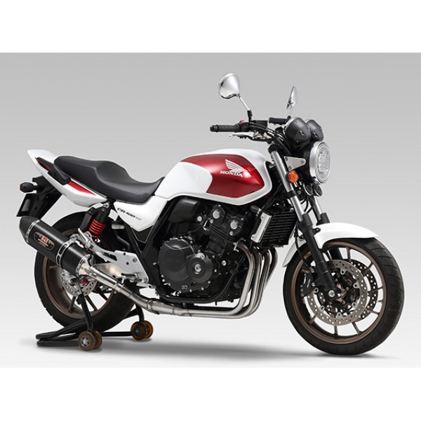 Yoshimura Japan Slip-On R-77J Metal Magic cover Carbon end Exhaust For Honda CB400SB/SF #110-458-5W20