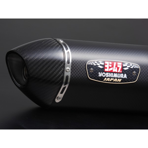 Yoshimura Japan Slip-on R-11 Metal Magic cover Carbon End Exhaust For Kawasaki Ninja 250/400 2018 #180-235-5W20