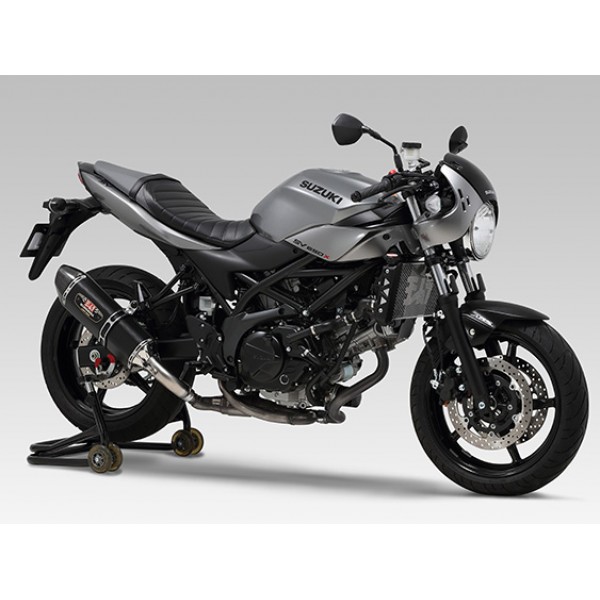 Yoshimura Japan Slip-on R-77J Metal Magic cover Carbon end Exhaust For Suzuki SV650/X 2016-19 #180-169-5W20