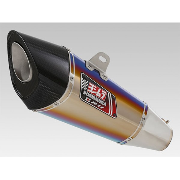 Yoshimura Japan Slip-On R-11 Titanium Blue cover Exhaust For Yamaha YZF R-6 2006-16 #1A0-359-5E80B