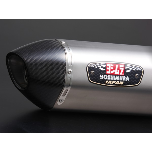 Yoshimura Japan Slip-On R-77S Titanium cover Carbon end Exhaust For Honda CB600F Hornet/CBR600F 2007-11 #1A0-417-5W80
