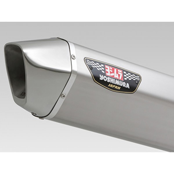 Yoshimura Japan Slip-on Hepta Force Titanium Blue cover Stainless end Exhaust For Suzuki V-Strom 1000(XT/ABS) 2014-17 #110-195-L06C0