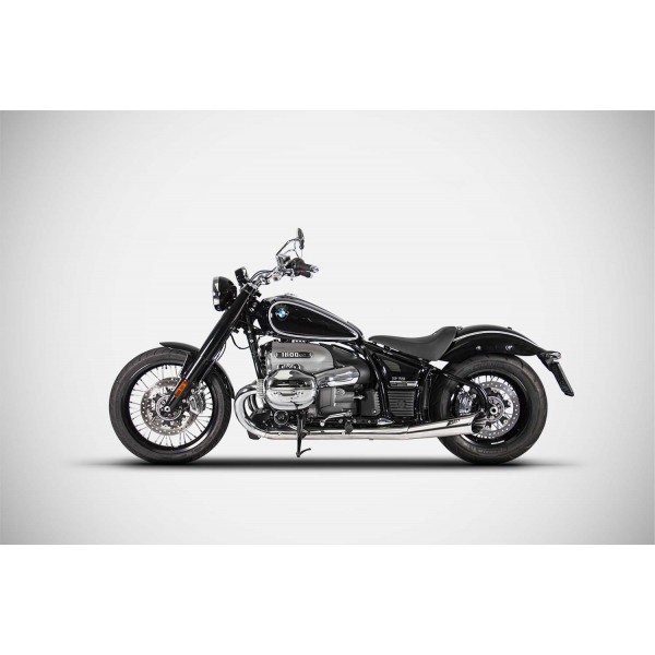ZARD HOMOLOGATED STAINLESS STEEL SLIP-ON EXHAUST FOR BMW R18 2020-2023 PART # ZBW002S10SSO