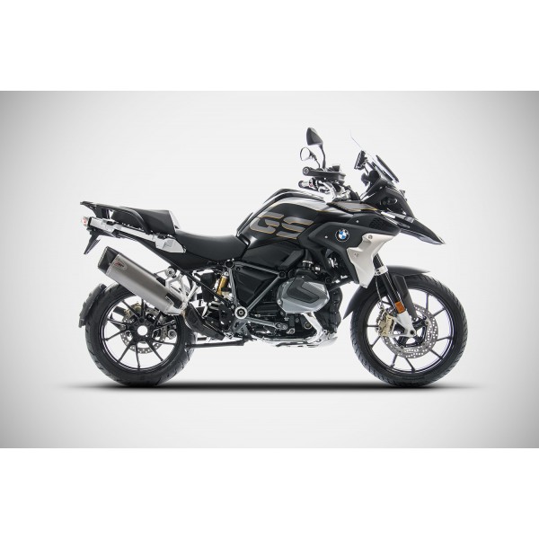 ZARD RACING STAINLESS STEEL SLIP-ON EXHAUST FOR BMW R 1250 GS 2019-2020 PART # ZBW523S10SCR